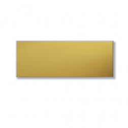 Aluminiumschild 100315 glänzend gold